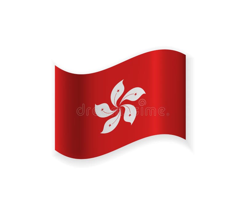 Download The Flag Of Hong Kong. stock vector. Illustration of east ...