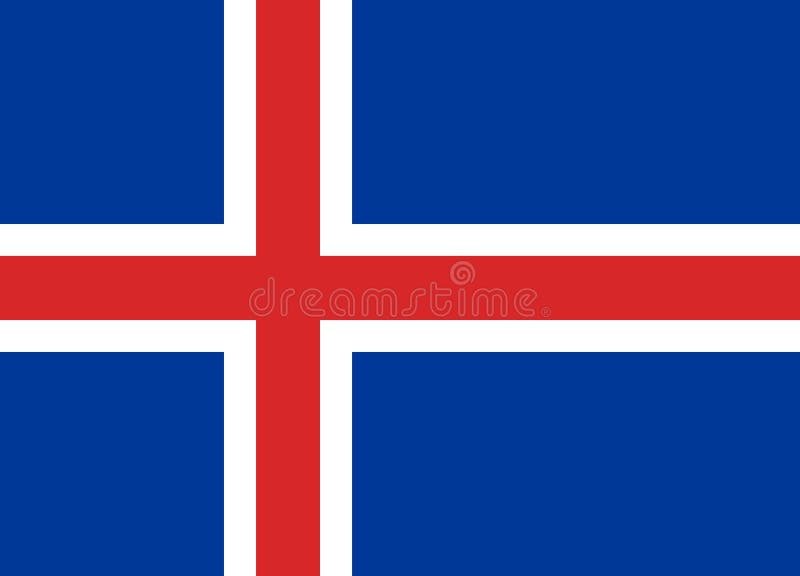 Bandera de islandia, países ilustraciones ilustraciones disponible descargar.
