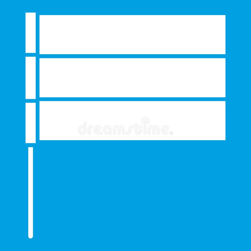 Download White Flag On Flagpole Mockup, Realistic Style Stock Vector - Illustration of patriotism ...