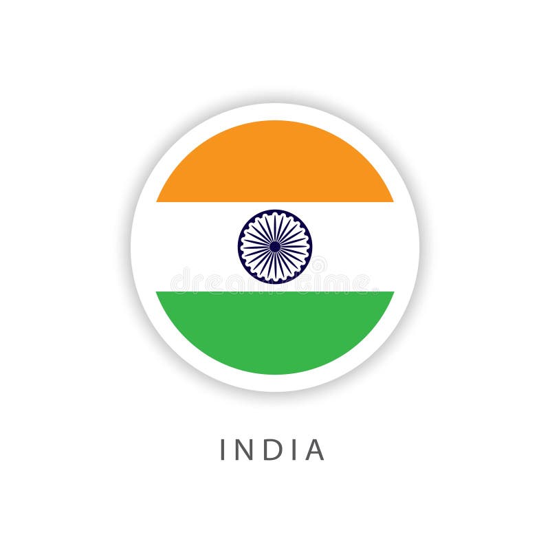 Download India Button Flag Round Shape Stock Illustration ...