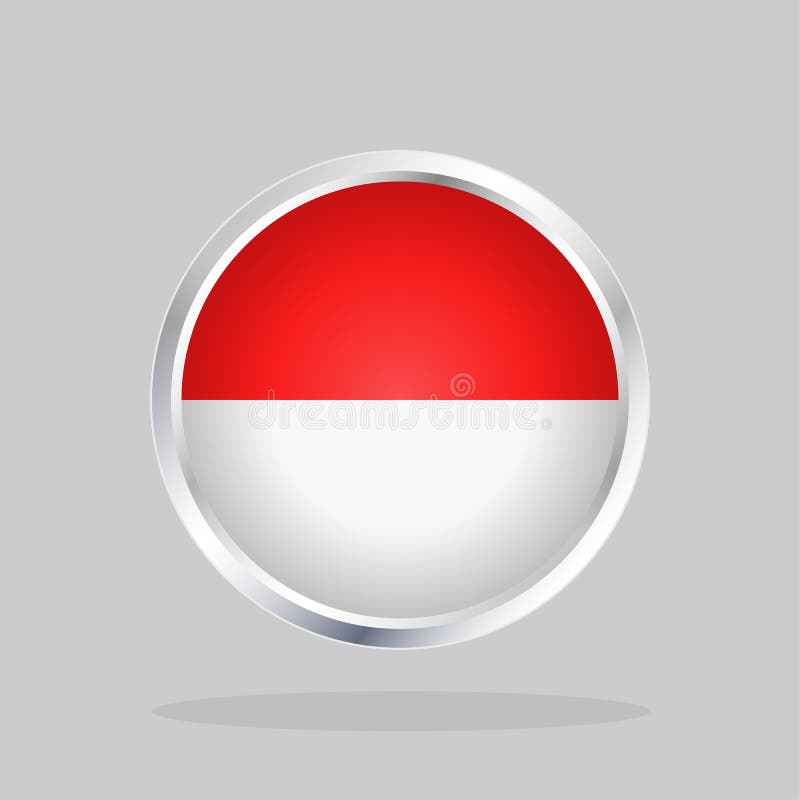 Download Indonesia Button Flag Puzzle Shape Stock Illustration ...