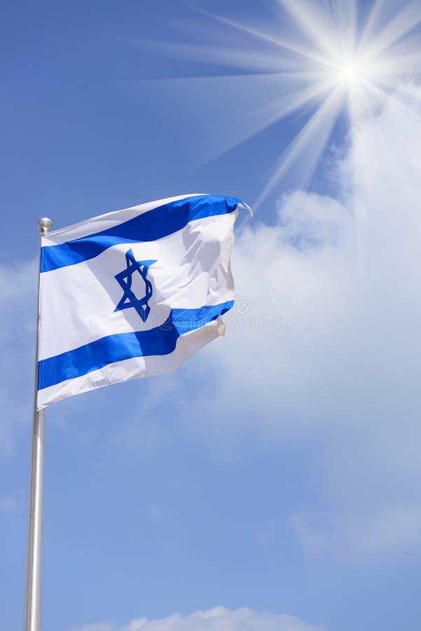 Flag of Israel royalty free stock images Flag of Israel royalty free stock images