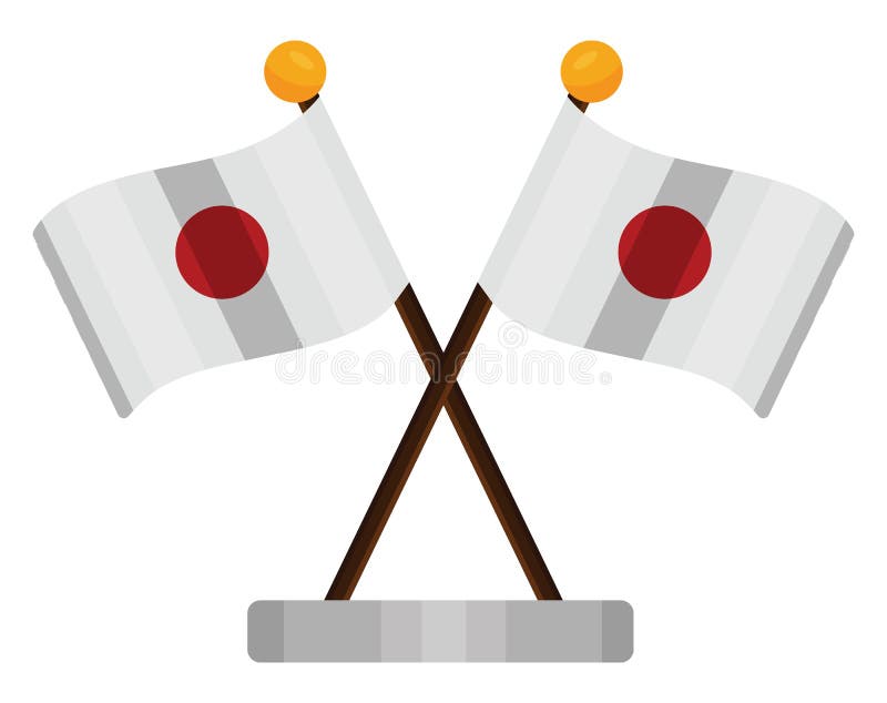 Flag of japan, icon stock vector. Illustration of travel 261386469