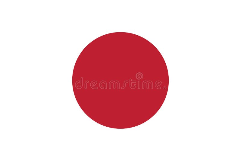 Flag of Japan stock illustration Flag of Japan stock illustration