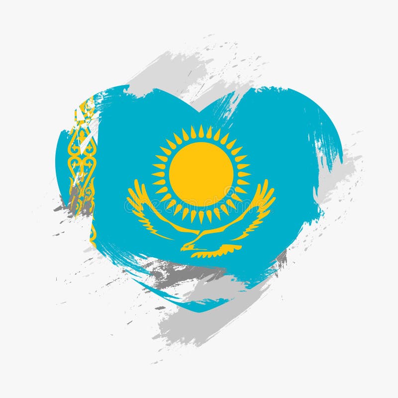 Download Flag of Kazakhstan stock vector. Illustration of ...