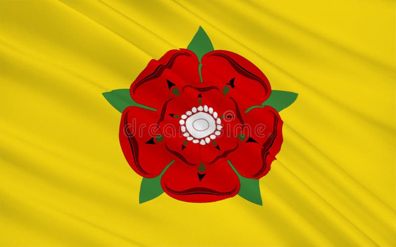 Lancashire County Flag - Handmade In Ireland | Ships Worldwide | Flags - Foto 8