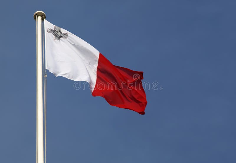 Flag of Malta stock image. Image of mandate, background 4861435