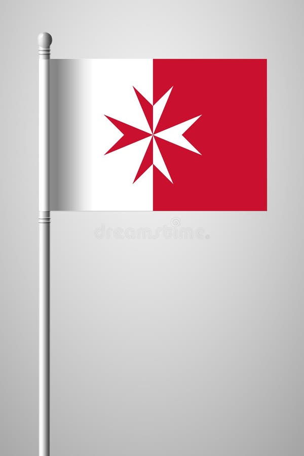Download Flag Of Malta. Version With Maltese Cross. National Flag ...