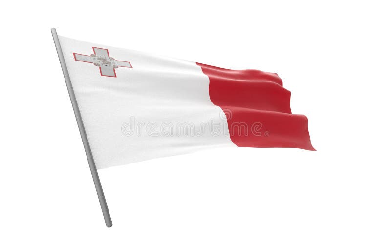 flag malta иллюстрация вектора flag malta иллюстрация вектора