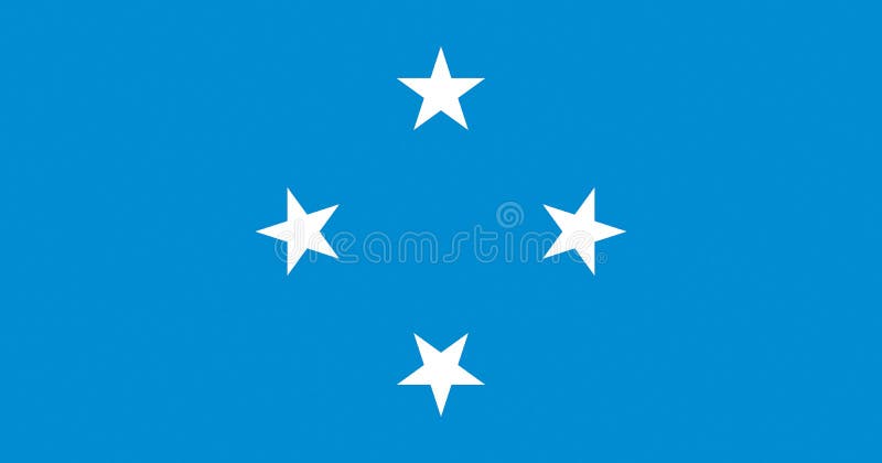 Flag of Micronesia stock illustration. Illustration of probst - 233002243