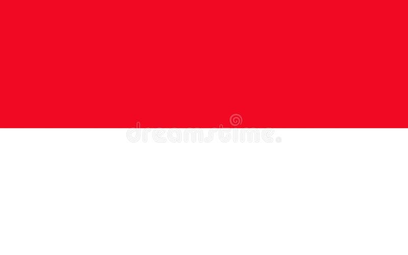 Flag of Monaco stock illustration. Illustration of nation 131897374