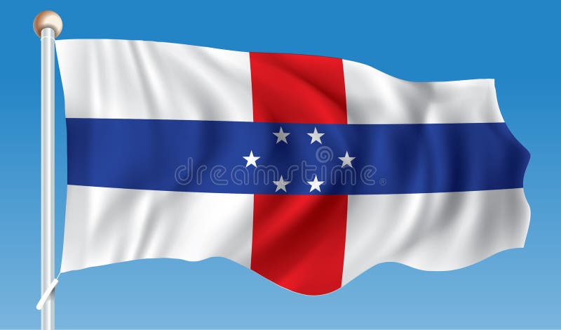 Download Flag Of Netherlands Antilles Stock Vector - Illustration ...