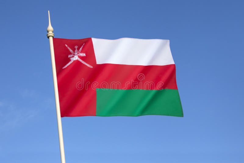 Flag of Oman stock images