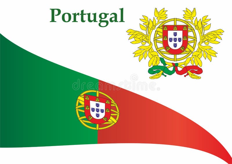 Three-dimensional map of Portugal on white background. 3d Stock Photo -  Alamy