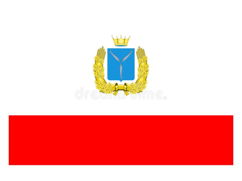 Bandiera da russo federale soggetto da 