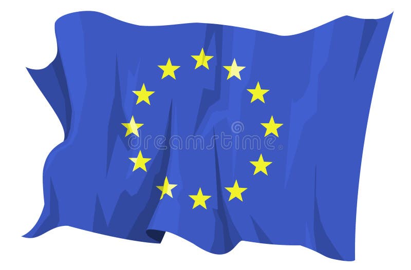Flag series: Europe stock illustration