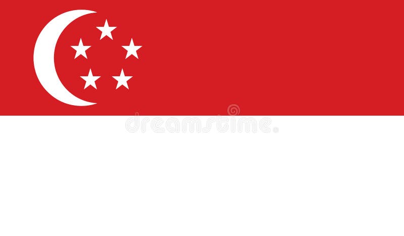 Download Flag Of Singapore Icon Illustration Stock Illustration - Illustration of official, government: 82378116