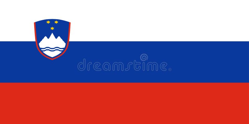Bandera de Eslovenia, países ilustraciones ilustraciones disponible descargar.