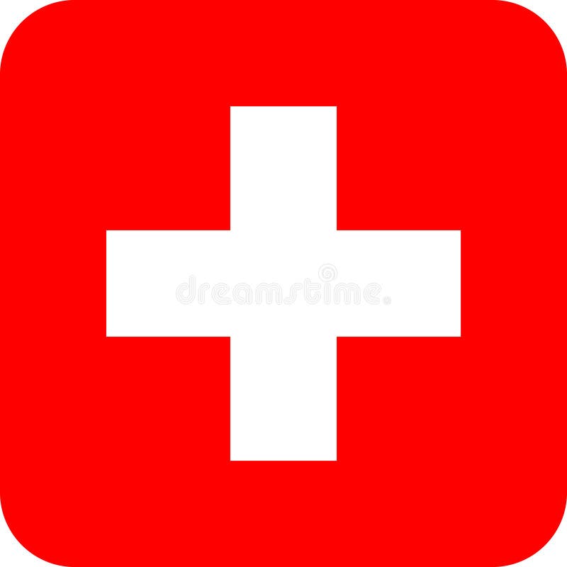 Flag Switzerland illustration vector eps