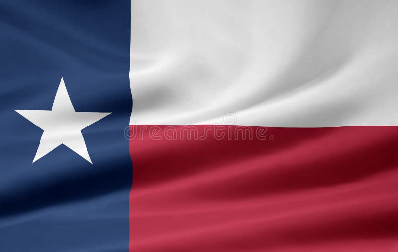 Flag of Texas vector illustration