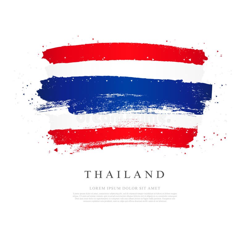 Flag Thailand Vector Stock Illustrations 3137 Flag