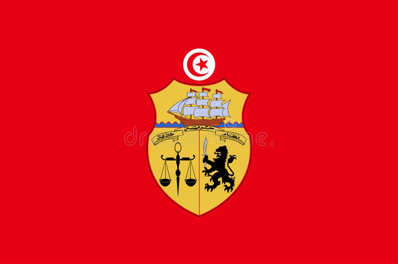 Download Flag of Tunisia stock vector. Illustration of national ...