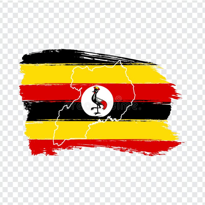 Get High Resolution Uganda Flag Vector PNG