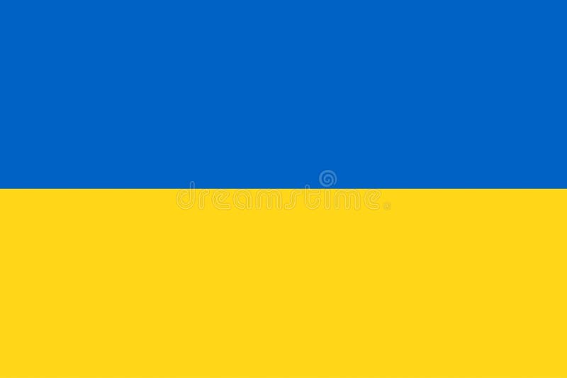 Flag of Ukraine stock vector. Illustration of isolated - 247769944