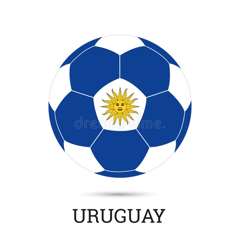Ilustração De Uruguay Shield Team Badge Para O Torneio De Futebol