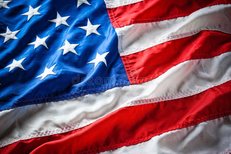 Ondulación bandera Estados Unidos de América ola.