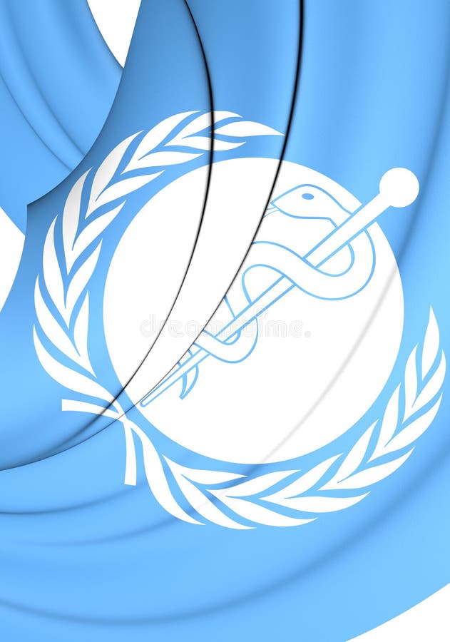 Flag of World Health Organization Stock Illustration Illustration of