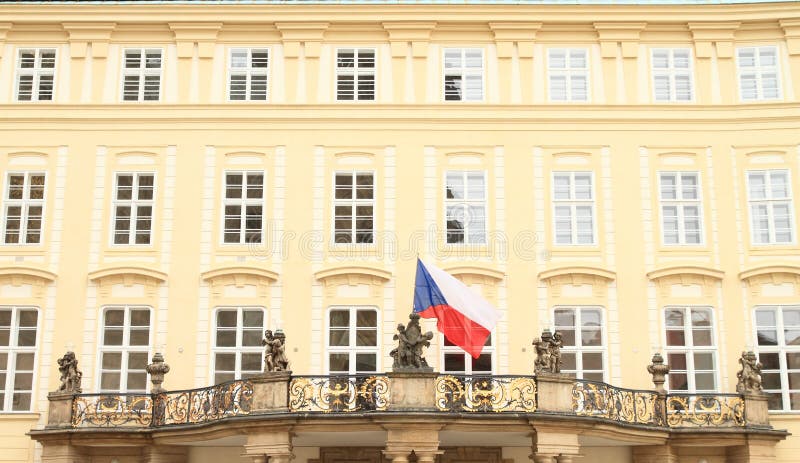 Flaga czeska obrazy royalty free