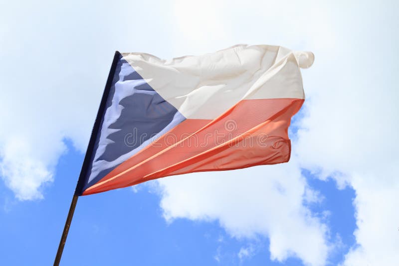 Flaga czeska obrazy royalty free