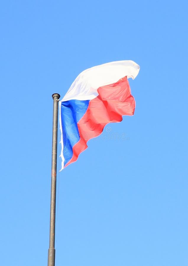 Flaga czeska zdjęcia royalty free