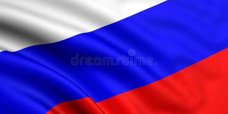 Flaga Rosji Faborek Barwiący Z Rosyjski Tricolor Wyplata Faborki