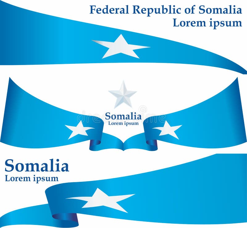 Flaga Somalia, Federacyjna republika Somalia Szablon dla nagroda projekta, urz?dowy dokument z flag? Somalia royalty ilustracja Flaga Somalia, Federacyjna republika Somalia Szablon dla nagroda projekta, urz?dowy dokument z flag? Somalia royalty ilustracja