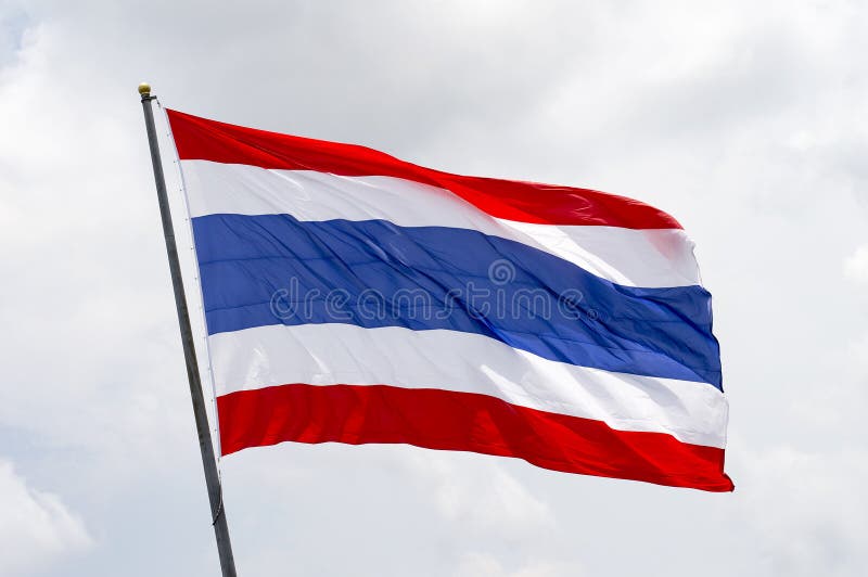 flaga Thailand zdjęcia stock flaga Thailand zdjęcia stock
