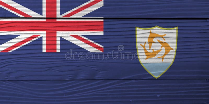 Flagga av Anguilla på träväggbakgrund Textur för GrungeAnguilla flagga royaltyfri fotografi Flagga av Anguilla på träväggbakgrund Textur för GrungeAnguilla flagga royaltyfri fotografi