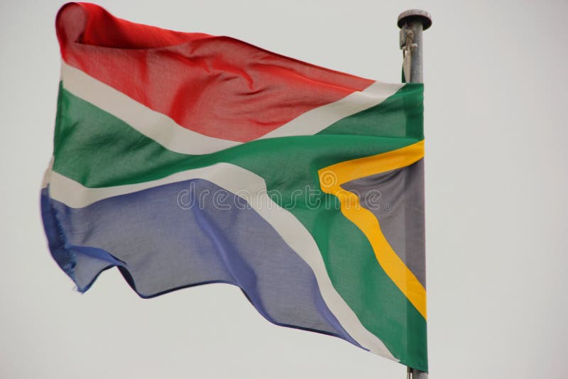 Flagga av Sydafrika royaltyfri fotografi Flagga av Sydafrika royaltyfri fotografi