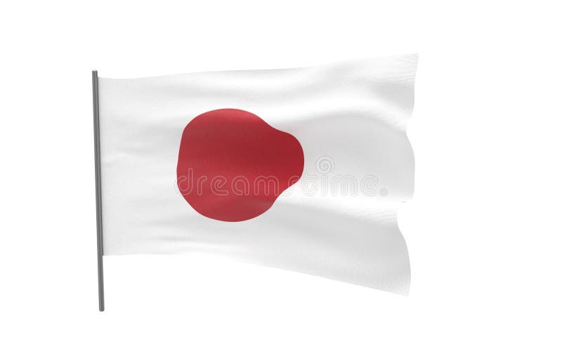 flagga japan stock illustrationer flagga japan stock illustrationer