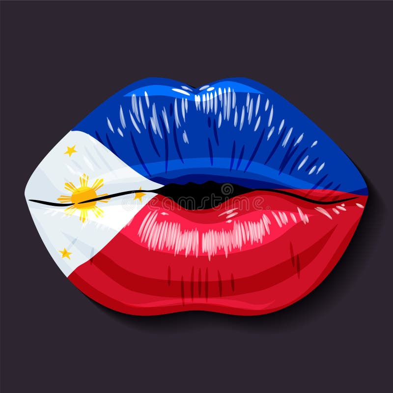 flagga philippines stock illustrationer flagga philippines stock illustrationer