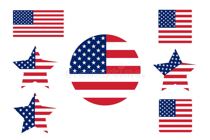 flagga USA förenade Amerika flaggatillstånd Amerikanska flaggan fo royaltyfri illustrationer flagga USA förenade Amerika flaggatillstånd Amerikanska flaggan fo royaltyfri illustrationer
