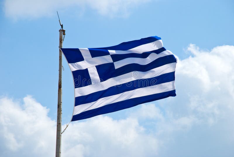 Flaggagreece våg
