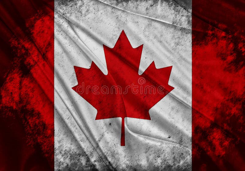 Flagge von Kanada lizenzfreie abbildung Flagge von Kanada lizenzfreie abbildung