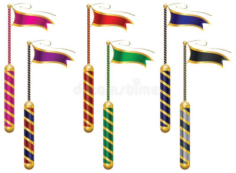 Flags stock illustration. Illustration of theater, show 12260796