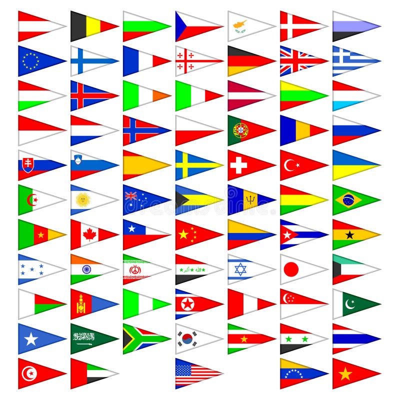 Flags of the countries of the world.