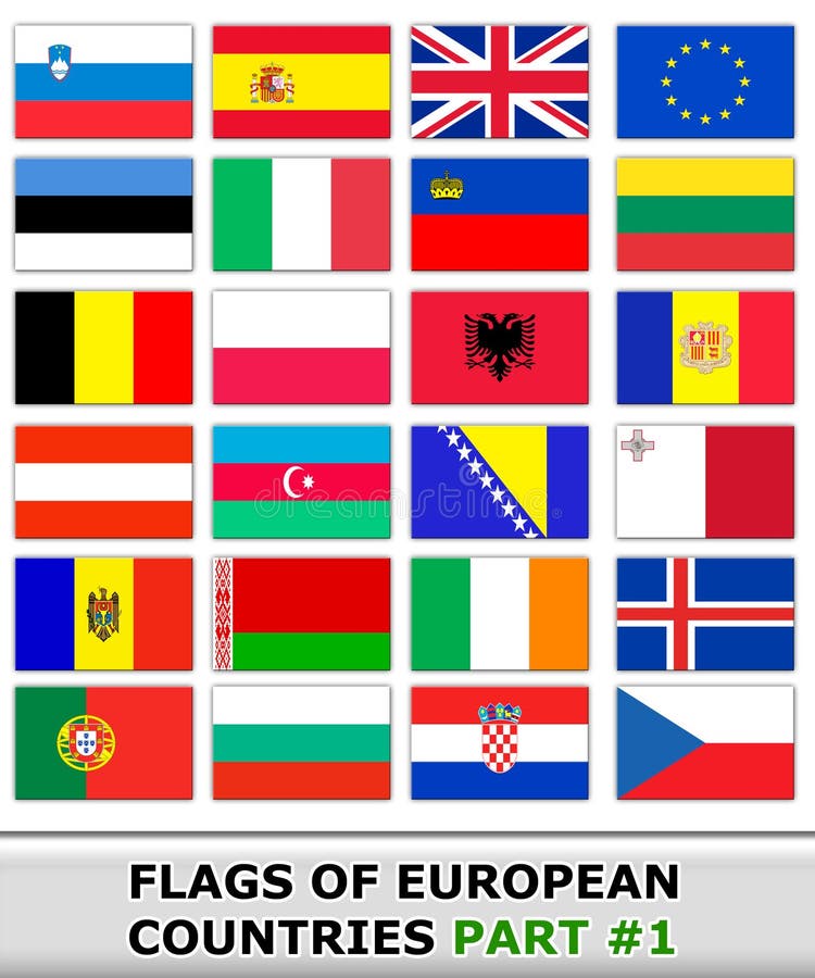 National Flags Of Europe