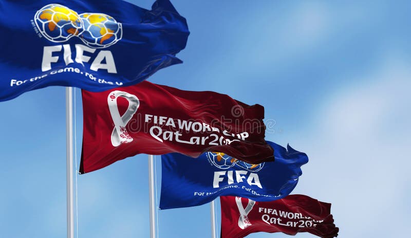 Quatar Doha 18 De Julho De 2022 : Oficial Adidas Fifa Bola De