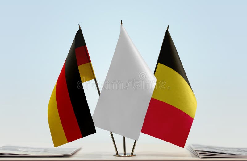 Desktop Flags Germany Belgium Stock Photos Free & RoyaltyFree Stock