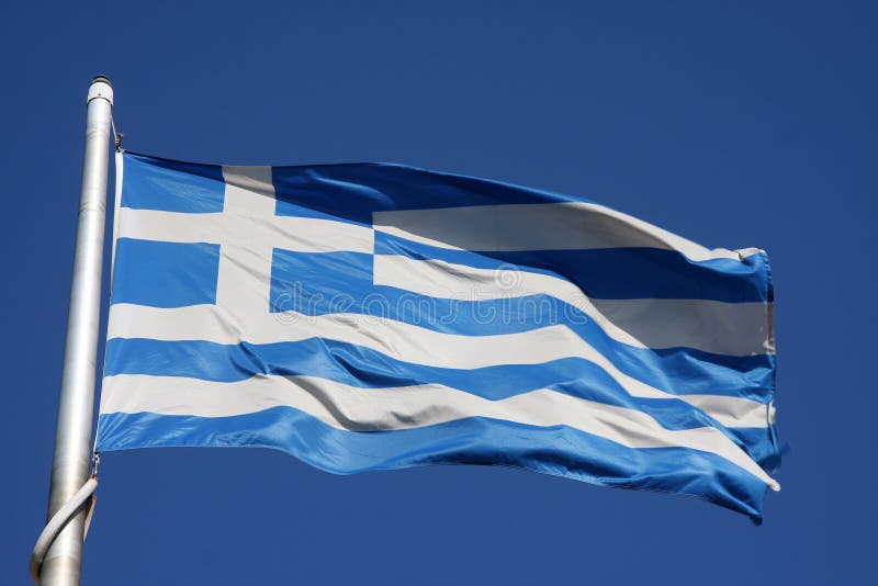 Flags of Greece stock image. Image of flag, economic 24226981